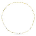 18K GARGANTILLA ORO BICOLOR FLORES 18K GARGANTILLA ORO BICOLOR FLORES