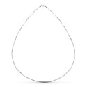 18K GARGANTILLA ORO BLANCO CIRCONITAS 18K GARGANTILLA ORO BLANCO CIRCONITAS