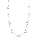 18K GARGANTILLA COLLAR ORO BLANCO 45CM 18K GARGANTILLA COLLAR ORO BLANCO 45CM