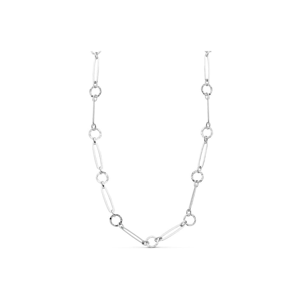 18K GARGANTILLA COLLAR ORO BLANCO 45CM