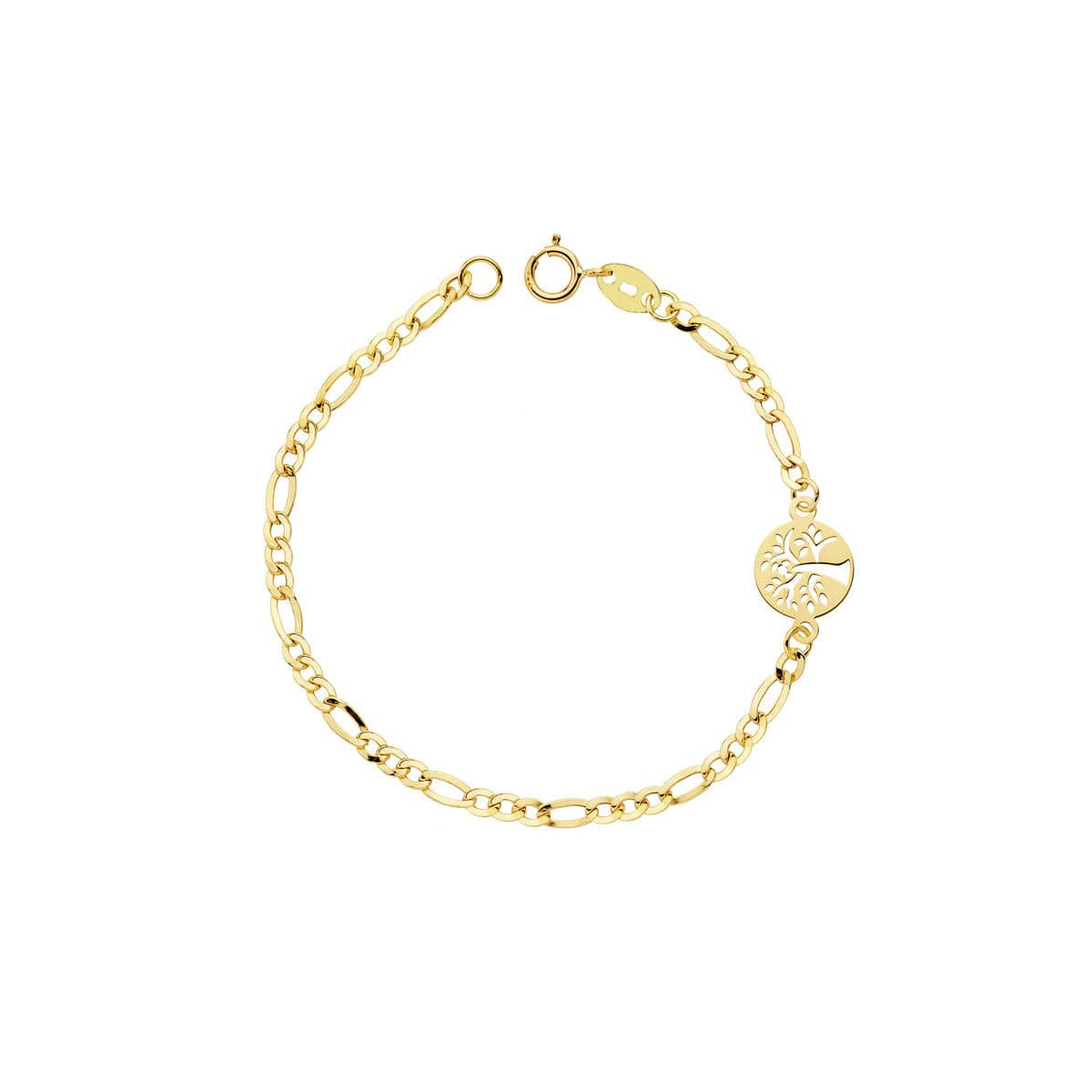 18K PULSERA ORO AMARILLO CARTIER 18CM ARBOL VIDA