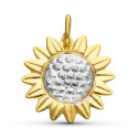 18K COLGANTE ORO BICOLOR GIRASOL 18 MM 18K COLGANTE ORO BICOLOR GIRASOL 18 MM