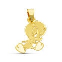 18K COLGANTE ORO AMARILLO PIOLIN LASER MATE Y BRILLO 18K COLGANTE ORO AMARILLO PIOLIN LASER MATE Y BRILLO