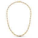 18K CADENA ORO AMARILLO CARTIER HUECA 50CM 4 MM