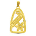 18K COLGANTE ORO AMARILLO LASER MAMA 29X17 MM 18K COLGANTE ORO AMARILLO LASER MAMA 29X17 MM