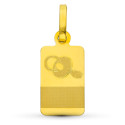 18K PLACA CHAPA ORO AMARILLO BEBE CHUPETE. 16X8 MM 18K PLACA CHAPA ORO AMARILLO BEBE CHUPETE. 16X8 MM