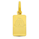 18K PLACA CHAPA ORO AMARILLO BEBE 16X8 MM 18K PLACA CHAPA ORO AMARILLO BEBE 16X8 MM