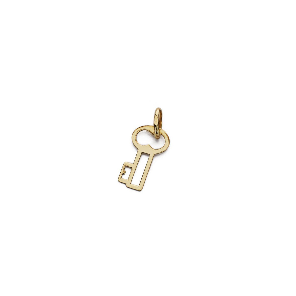 18K COLGANTE AMULETO ORO AMARILLO LLAVE 27X7 MM
