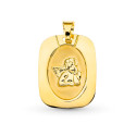 18K MEDALLA ORO AMARILLO ANGEL BURLON LASER 20X15 MM 18K MEDALLA ORO AMARILLO ANGEL BURLON LASER 20X15 MM
