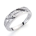 18K SORTIJA ORO BLANCO DIAMANTES NATURALES TALLA BRILLANTE 0.030/0.410 QTS. ANCHO: 5MM 18K SORTIJA ORO BLANCO DIAMANTES NATURALES TALLA BRILLANTE 0.030/0.410 QTS. ANCHO: 5MM