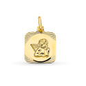 18K MEDALLA ORO AMARILLO ANGEL BURLON. 15X13 MM 18K MEDALLA ORO AMARILLO ANGEL BURLON. 15X13 MM