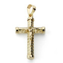 18K CRUZ ORO AMARILLO CON CRISTO HUECA 24X15 MM 18K CRUZ ORO AMARILLO CON CRISTO HUECA 24X15 MM