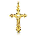 18K CRUZ ORO AMARILLO CON CRISTO TALLADA 27X17 MM 18K CRUZ ORO AMARILLO CON CRISTO TALLADA 27X17 MM