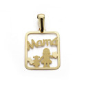 18K COLGANTE ORO AMARILLO " MAMA "