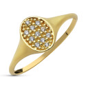 18K COLGANTE BICOLOR MAMA OSO. 21X17 MM