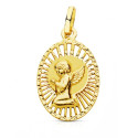 18K MEDALLA ORO AMARILLO ANGEL CERCO CALADO 22X14 MM 18K MEDALLA ORO AMARILLO ANGEL CERCO CALADO 22X14 MM