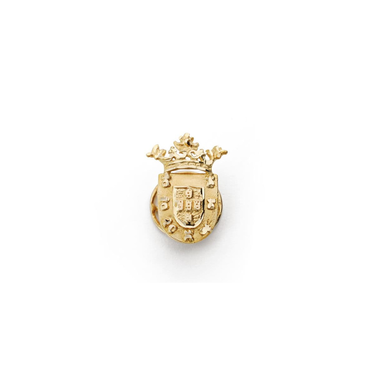 18K INSIGNIA DE CEUTA ORO AMARILLO ( ESPAÑA ) 19X13 MM