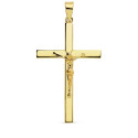 18K CRUZ ORO AMARILLO CON CRISTO 35X22X3 MM 18K CRUZ ORO AMARILLO CON CRISTO 35X22X3 MM