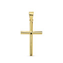 18K CRUZ ORO AMARILLO LISA 23X13X2 MM 18K CRUZ ORO AMARILLO LISA 23X13X2 MM