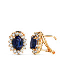 18K PENDIENTES ORO AMARILLO ZAFIRO DIFUSION 7X5 MM 1,96QT Y DIAMANTES LABORATORIO 0,580QT VS2-G. 11,5X9,5 MM CIERRE OMEGA 18K PENDIENTES ORO AMARILLO ZAFIRO DIFUSION 7X5 MM 1,96QT Y DIAMANTES LABORATORIO 0,580QT VS2-G. 11,5X9,5 MM CIERRE OMEGA