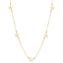 18K GARGANTILLA ESTRELLAS ORO AMARILLO 42CM
