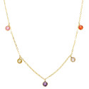 18K GARGANTILLA ORO AMARILLO PIEDRAS 5 MM CADENA FORZADA 45CM 18K GARGANTILLA ORO AMARILLO PIEDRAS 5 MM CADENA FORZADA 45CM