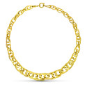 18K GARGANTILLA ORO AMARILLO ESLABONES 45CM