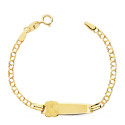 18K PULSERA ESCLAVA ORO AMARILLO OSO 12.5 CM 18K PULSERA ESCLAVA ORO AMARILLO OSO 12.5 CM