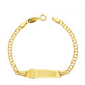 18K PULSERA ESCLAVA ORO AMARILLO BEBE RELOJ CHAPA: 21,4 X 4,8 MM. LARGO: 12 CM. ANCHO ESLABON HUNGARA: 2 MM 18K PULSERA ESCLAVA ORO AMARILLO BEBE RELOJ CHAPA: 21,4 X 4,8 MM. LARGO: 12 CM. ANCHO ESLABON HUNGARA: 2 MM