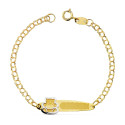 18K PULSERA ESCLAVA ORO AMARILLO HÚNGARA OSO 18K PULSERA ESCLAVA ORO AMARILLO HÚNGARA OSO