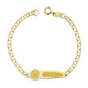 18K ESCLAVA ORO AMARILLO HÚNGARA RELOJ Y PLACA CHAPA 12.5 CM 18K ESCLAVA ORO AMARILLO HÚNGARA RELOJ Y PLACA CHAPA 12.5 CM