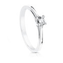 18K SOLITARIO DIAMANTE NATURAL TALLA BRILLANTE  0,150 QTS. SI-H
