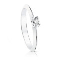 18K SOLITARIO DIAMANTE NATURAL TALLA BRILLANTE ORO BLANCO 0,100 QTS. SI-H 18K SOLITARIO DIAMANTE NATURAL TALLA BRILLANTE ORO BLANCO 0,100 QTS. SI-H