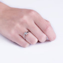 18K SOLITARIO DIAMANTE NATURAL TALLA BRILLANTE ORO BLANCO 0.150 QTS. SI-H 18K SOLITARIO DIAMANTE NATURAL TALLA BRILLANTE ORO BLANCO 0.150 QTS. SI-H
