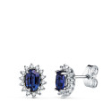 18K PENDIENTES ORO BLANCO 28 DIAMANTES LABORATORIO Y ZAFIRO DIFUSION 6X4 MM 1,24 QT. 0,28 QTS. VS2-G CIERRE PRESION 9,5X8 MM 18K PENDIENTES ORO BLANCO 28 DIAMANTES LABORATORIO Y ZAFIRO DIFUSION 6X4 MM 1,24 QT. 0,28 QTS. VS2-G CIERRE PRESION 9,5X8 MM