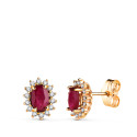 18K PENDIENTES ORO AMARILLO RUBI NATURAL 6X4 MM 1,00QT Y DIAMANTES LABORATORIO 0,280QT VS-2 G. 10X8 MM CIERRE PRESION 18K PENDIENTES ORO AMARILLO RUBI NATURAL 6X4 MM 1,00QT Y DIAMANTES LABORATORIO 0,280QT VS-2 G. 10X8 MM CIERRE PRESION