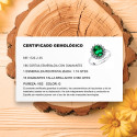 18K SORTIJA ORO BLANCO DIAMANTES LABORATORIO 0,52 QT. VS2-G ESMERALDA RECRISTALIZADA 9X7 MM 1,74 QT. . MEDIDA: 14X12,5 MM 18K SORTIJA ORO BLANCO DIAMANTES LABORATORIO 0,52 QT. VS2-G ESMERALDA RECRISTALIZADA 9X7 MM 1,74 QT. . MEDIDA: 14X12,5 MM
