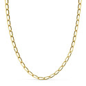18K CADENA ORO AMARILLO BILBAO HUECA 4 MM -50CM