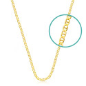 18K CADENA ORO AMARILLO HUECA BANANA. ANCHO: 4,8 MM. LARGO: 60CM 18K CADENA ORO AMARILLO HUECA BANANA. ANCHO: 4,8 MM. LARGO: 60CM