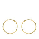 18K AROS ORO AMARILLO TUBO HUECOS 16X0.8 MM