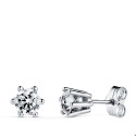 18K PENDIENTES ORO BLANCO 6 GARRAS CON CIRCONITA. MEDIDA: 6,5 X 6 MM. CIERRE PRESION 18K PENDIENTES ORO BLANCO 6 GARRAS CON CIRCONITA. MEDIDA: 6,5 X 6 MM. CIERRE PRESION