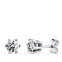 18K PENDIENTES ORO BLANCO 6 GARRAS CON CIRCONITA. MEDIDA: 7 X 6,5 MM. CIERRE PRESION 18K PENDIENTES ORO BLANCO 6 GARRAS CON CIRCONITA. MEDIDA: 7 X 6,5 MM. CIERRE PRESION