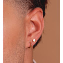 18K AROS ORO AMARILLO REDONDOS LISOS LIGEROS 12X2 MM