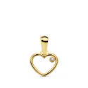 18K COLGANTE ORO AMARILLO CORAZON CIRCONITA 9X8 MM C. AMOR 18K COLGANTE ORO AMARILLO CORAZON CIRCONITA 9X8 MM C. AMOR