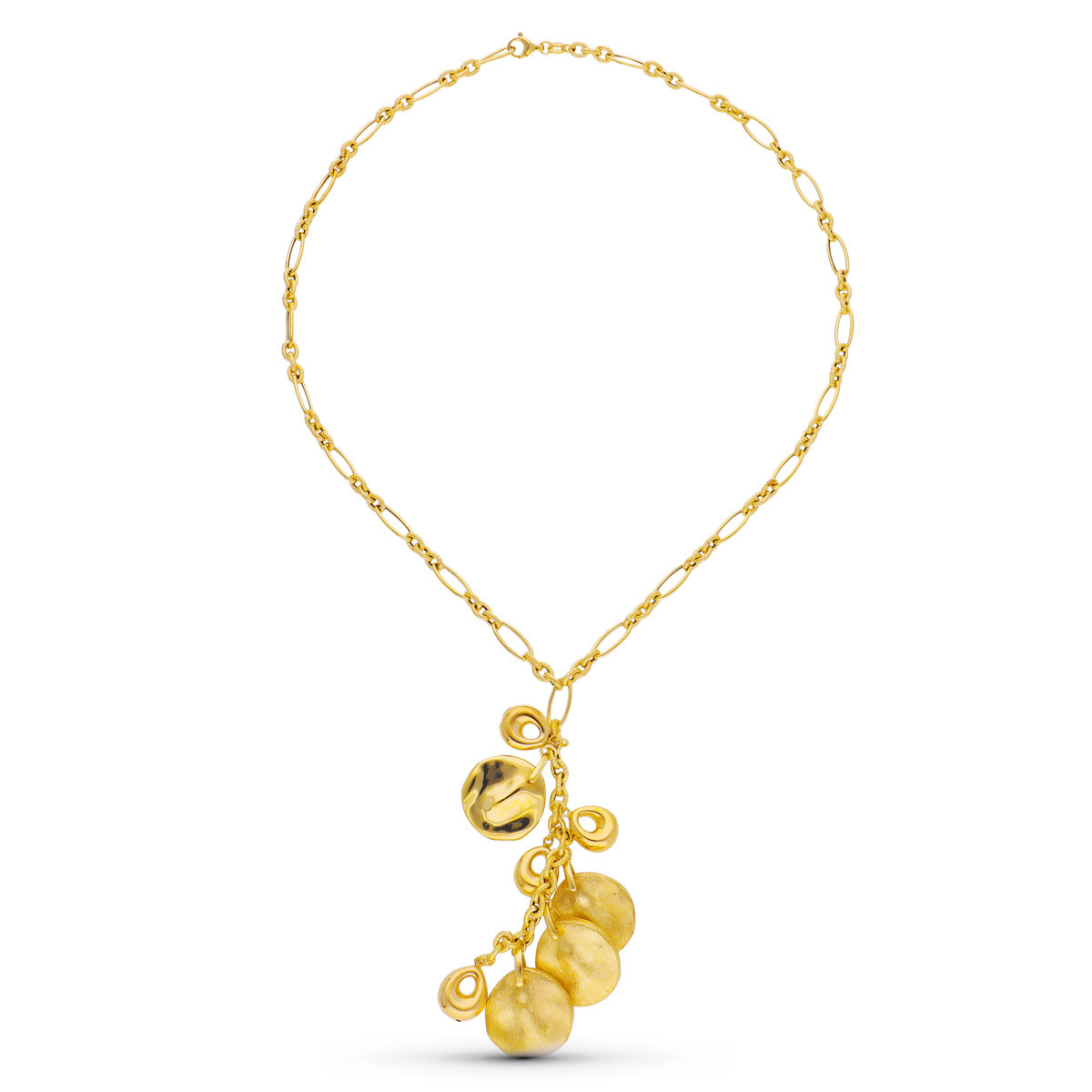 18K GARGANTILLA ORO AMARILLO COLGANTE