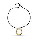 18K COLGANTE ORO BICOLOR AROS ENTRELAZADOS