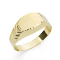 18K SELLO ORO AMARILLO HUECO LATERAL TALLADO. ZONA GRABADO: 9X6 MM 18K SELLO ORO AMARILLO HUECO LATERAL TALLADO. ZONA GRABADO: 9X6 MM