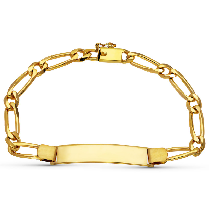 18K ESCLAVA CABALLERO ORO AMARILLO