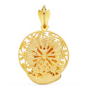 18K COLGANTE ORO AMARILLO CABEZA DE CRISTO AUREOLA 29X27 MM 18K COLGANTE ORO AMARILLO CABEZA DE CRISTO AUREOLA 29X27 MM