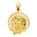 18K COLGANTE ORO AMARILLO CABEZA DE CRISTO AUREOLA 29X26 MM 18K COLGANTE ORO AMARILLO CABEZA DE CRISTO AUREOLA 29X26 MM